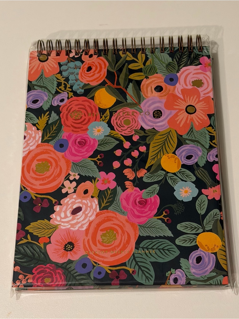 NWT Rifle Paper Co Garden Party Desktop Weekly Planner Undated 52-Week Calendar